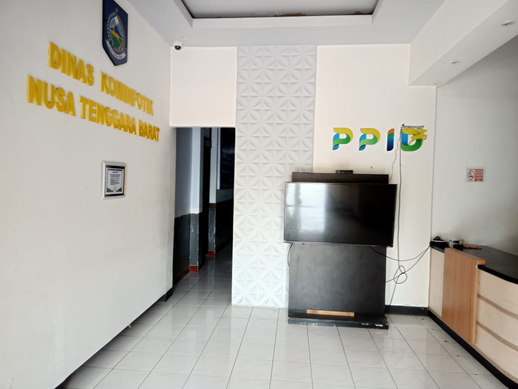 Lobi Ruang Pelayanan PPID Provinsi NTB